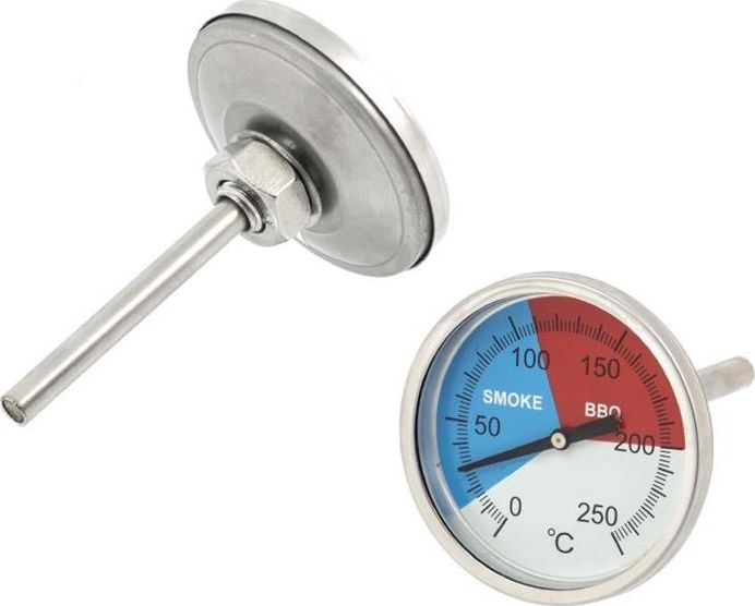 Apte AG254D THERMOMETER FOR SMOKER, GRILL, HAM COOKER, 2 IN 1, universal Virtuves piederumi