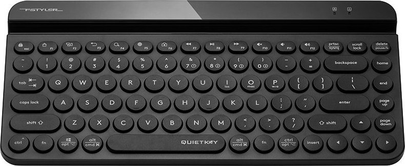 Wireless keyboard A4tech FSTYLER FBK30 Black 2.4GHz+BT (Silent) klaviatūra
