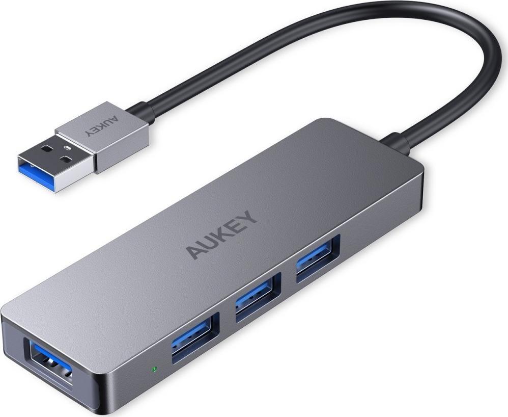 HUB CB-H3 USB-A aluminum | Ultra Slim | 4w1 | 4xUSB 3.0 | 5Gbps USB centrmezgli
