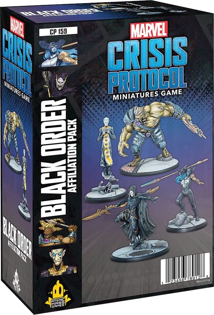 Atomic Mass Games Dodatek do gry Marvel: Crisis Protocol - Black Order Affiliation Pack 2007469 (841333117061) galda spēle