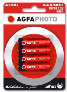 Agfa Bateria AAA / R03 1000mAh 4 szt. 70108 (4250175802756) Baterija