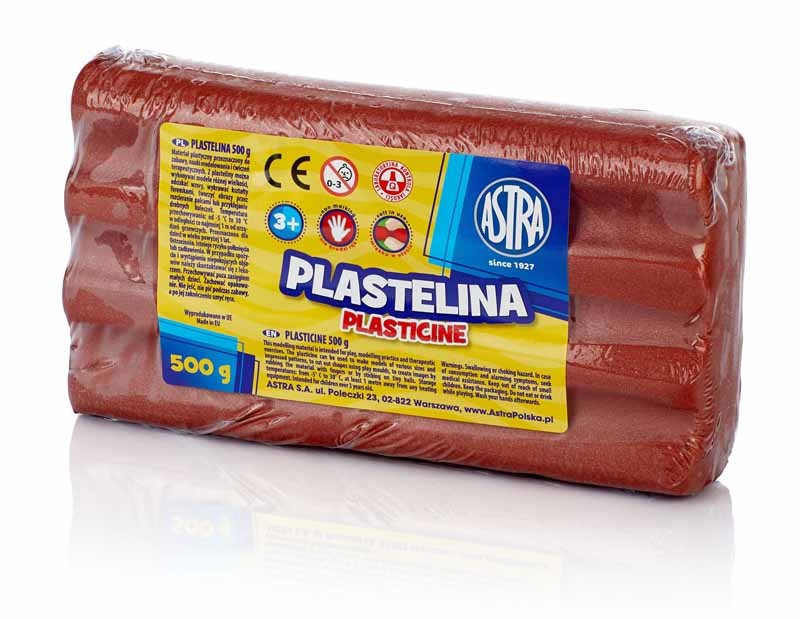 Astra Plastelina 500 g miedziana (303117016) 303117016 (5901137108780) materiāli konstruktoriem