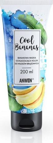 Anwen ANWEN_Cool Bananas bananowa maska ochladzajaca kolor do wlosow Brazowych 200ml 5907222404898 (5907222404898)