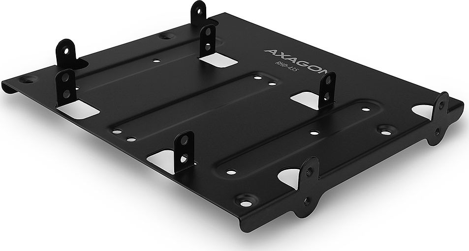 AXAGON RHD-435 Reduction for 4x 2.5" HDD (2x 2.5" HDD/SSD & 1x 3.5" HDD) into 5.25" position, black piederumi cietajiem diskiem HDD