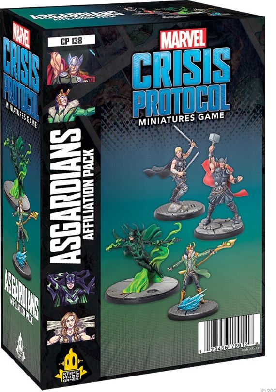 Atomic Mass Games Dodatek do gry Marvel: Crisis Protocol - Asgardian Affiliation Pack 2007242 (841333116576) galda spēle