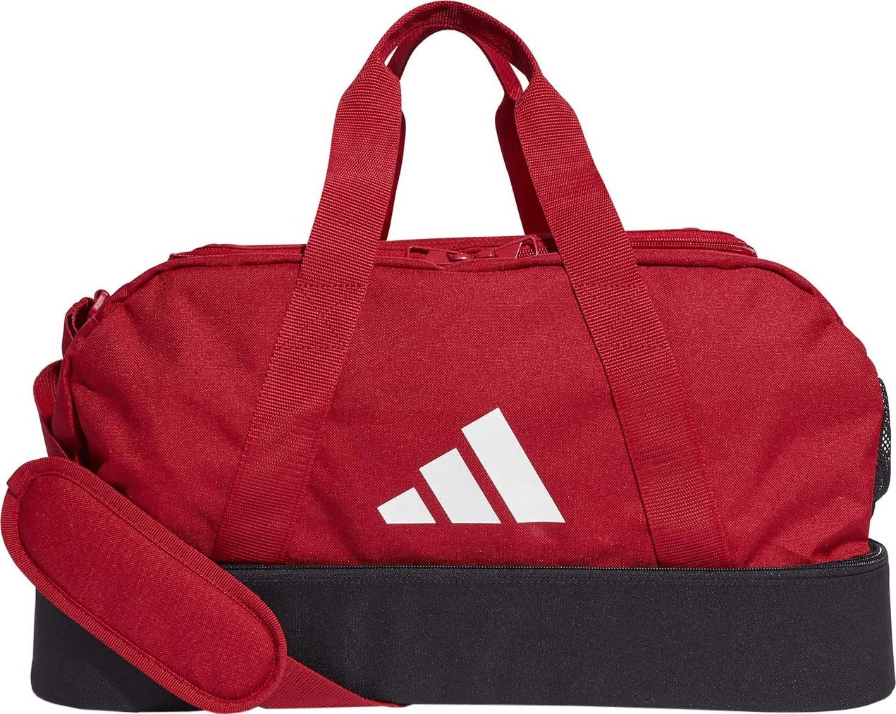 Adidas Torba sportowa Tiro League Duffel Small czerwona 30.75 l (IB8651) T3463 (4066746559420) Sporta aksesuāri