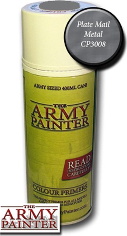 Army Painter Army Painter Colour Primer - Plate Mail Metal 19283 (5713799300811)