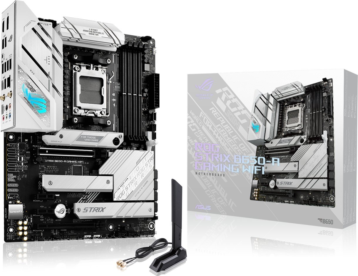 Plyta glowna Asus ROG STRIX B650-A GAMING WIFI pamatplate, mātesplate