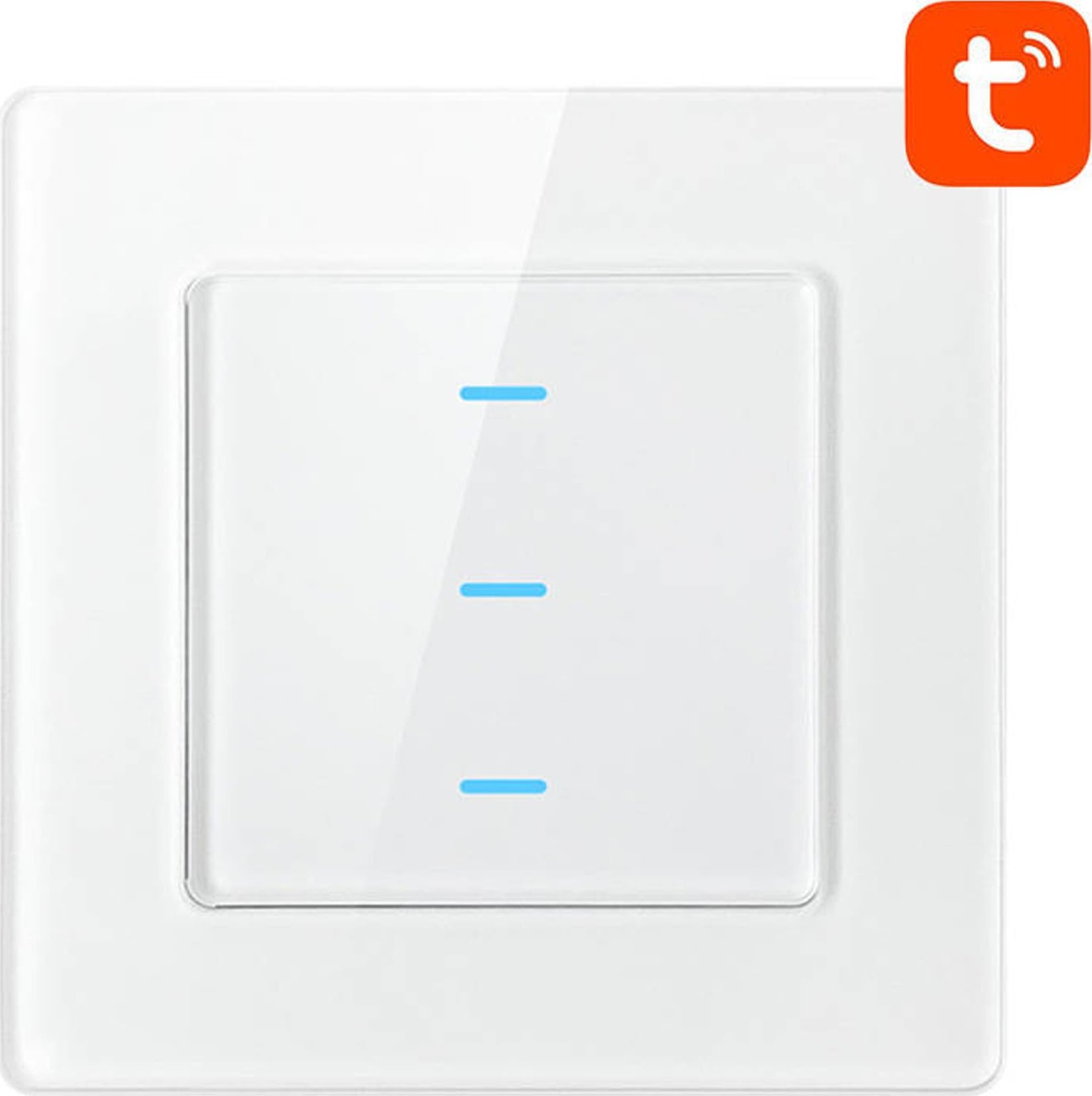 Smart Light Switch WiFi Avatto N-TS10-W3 3 Way TUYA (white)