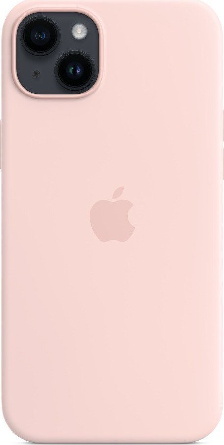iPhone 14 Plus Silicone Case with MagSafe - Chalk Pink,Model A2911 aksesuārs