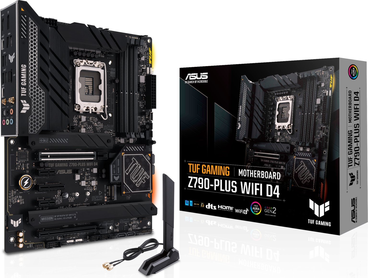 TUF GAMING Z790-PLUS D4 WIFI s1700 4DDR4 ATX pamatplate, mātesplate