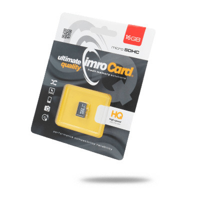 Imro memory card 16GB microSDHC cl. 10 UHS-I atmiņas karte