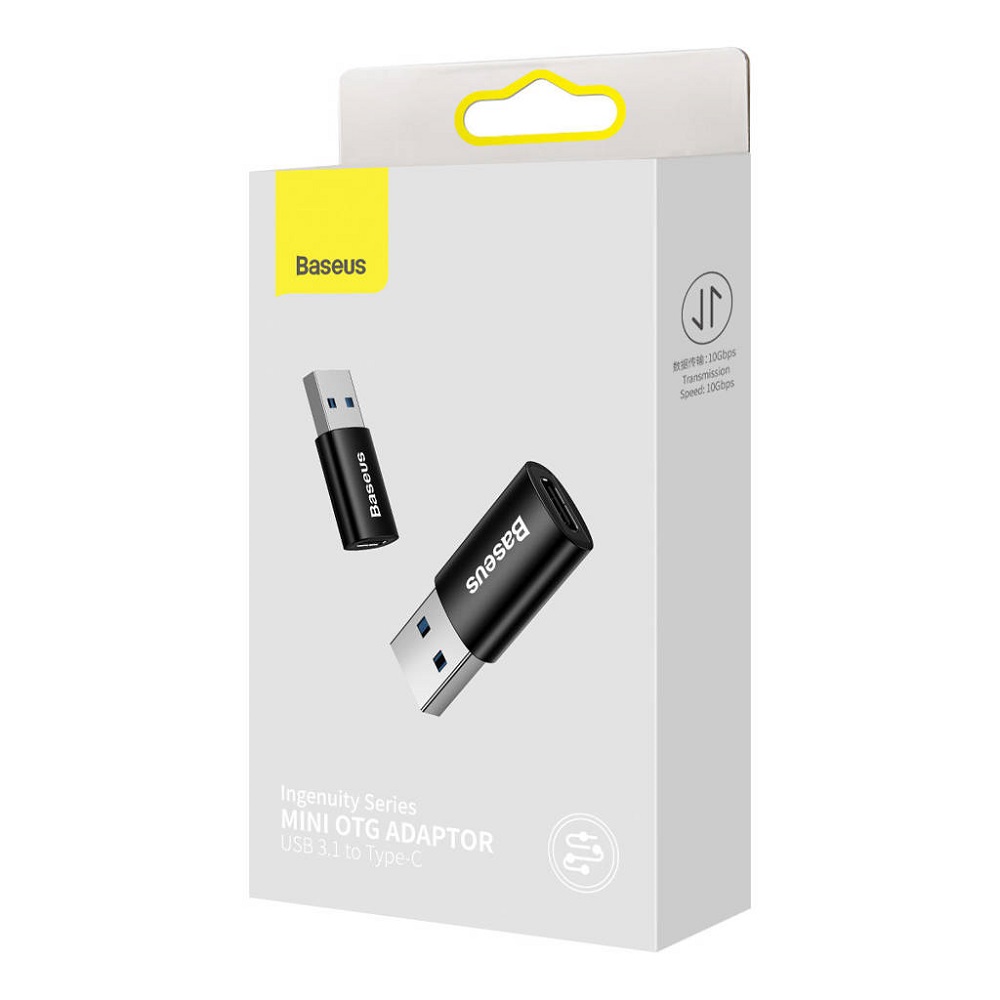 Baseus Ingenuity OTG USB-C - USB black (ZJJQ000101)