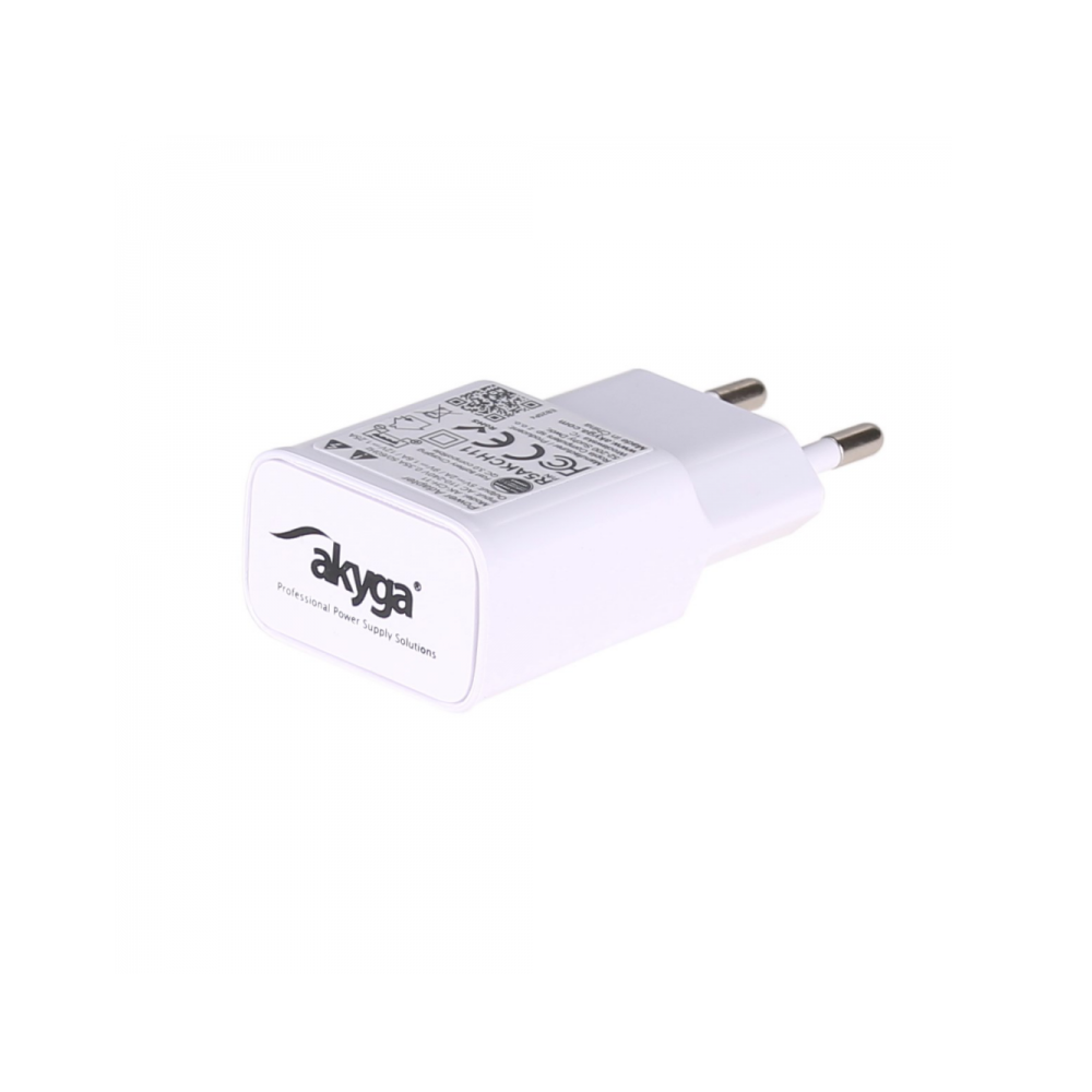 Akyga AK-CH-11 USB wall charger Quick Charge 3.0 white Barošanas bloks, PSU