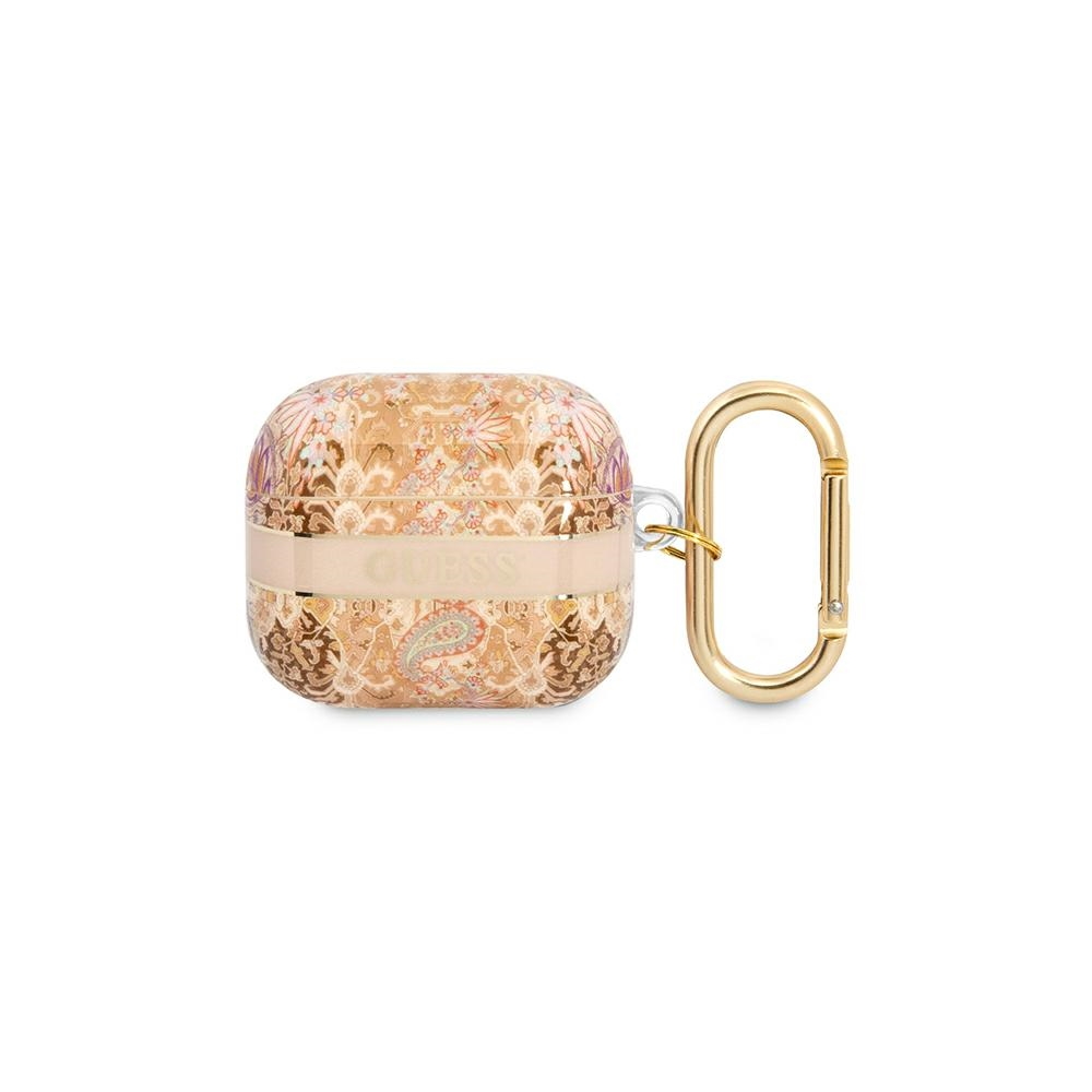 Guess case for Airpods 3 GUA3HHFLD gold Paisley austiņas