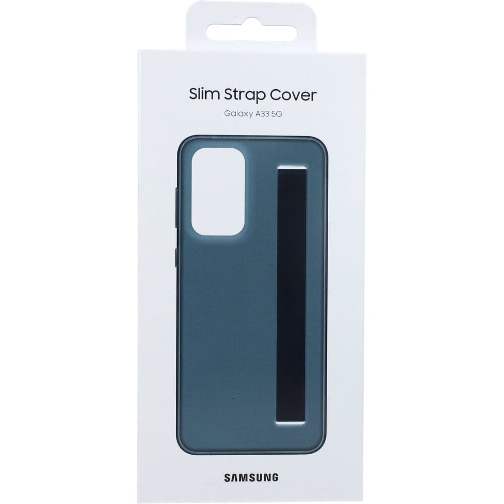 SAMSUNG Slim Strap Cover A33 5G Black aksesuārs mobilajiem telefoniem