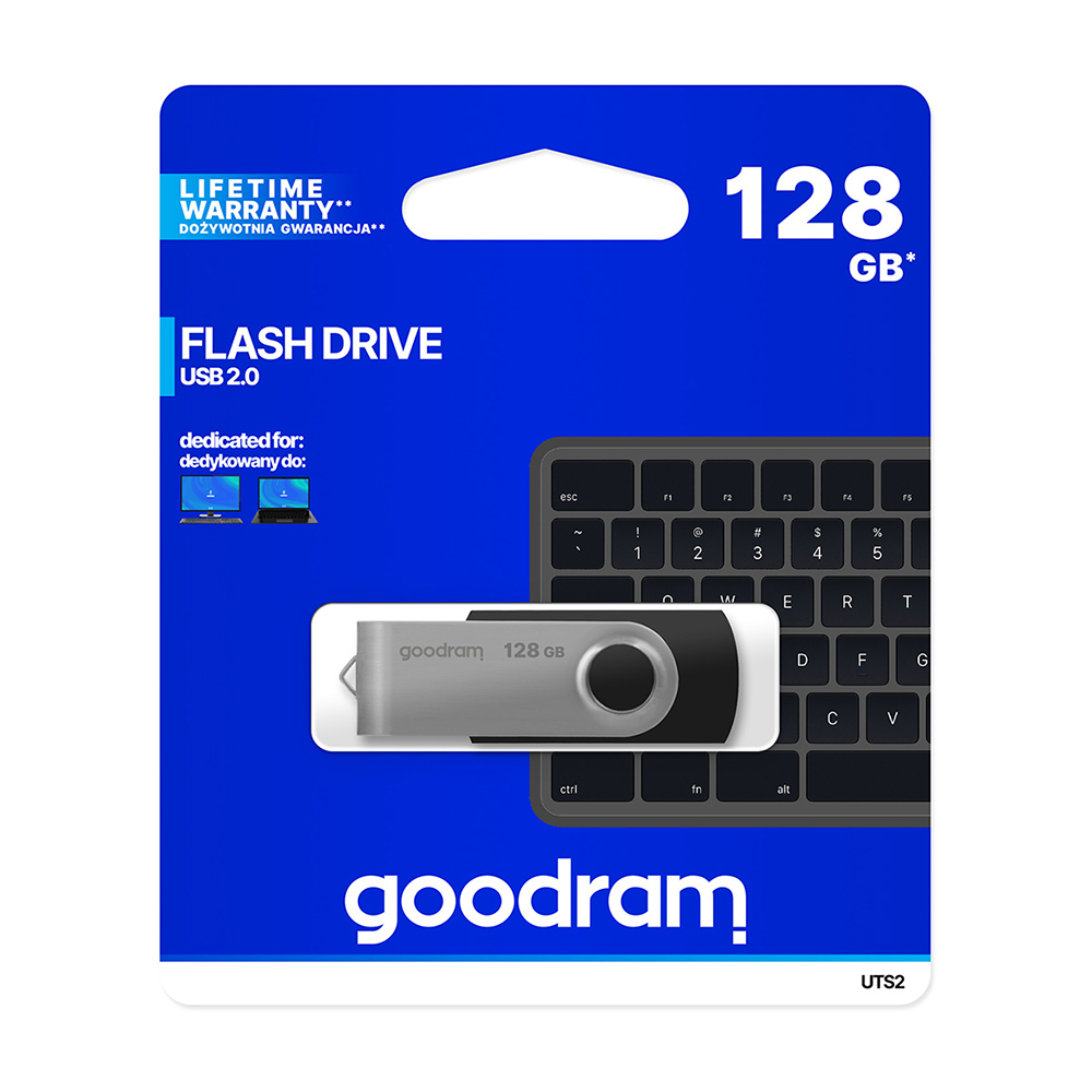 GOODRAM TWISTER 128GB   BLACK USB Flash atmiņa