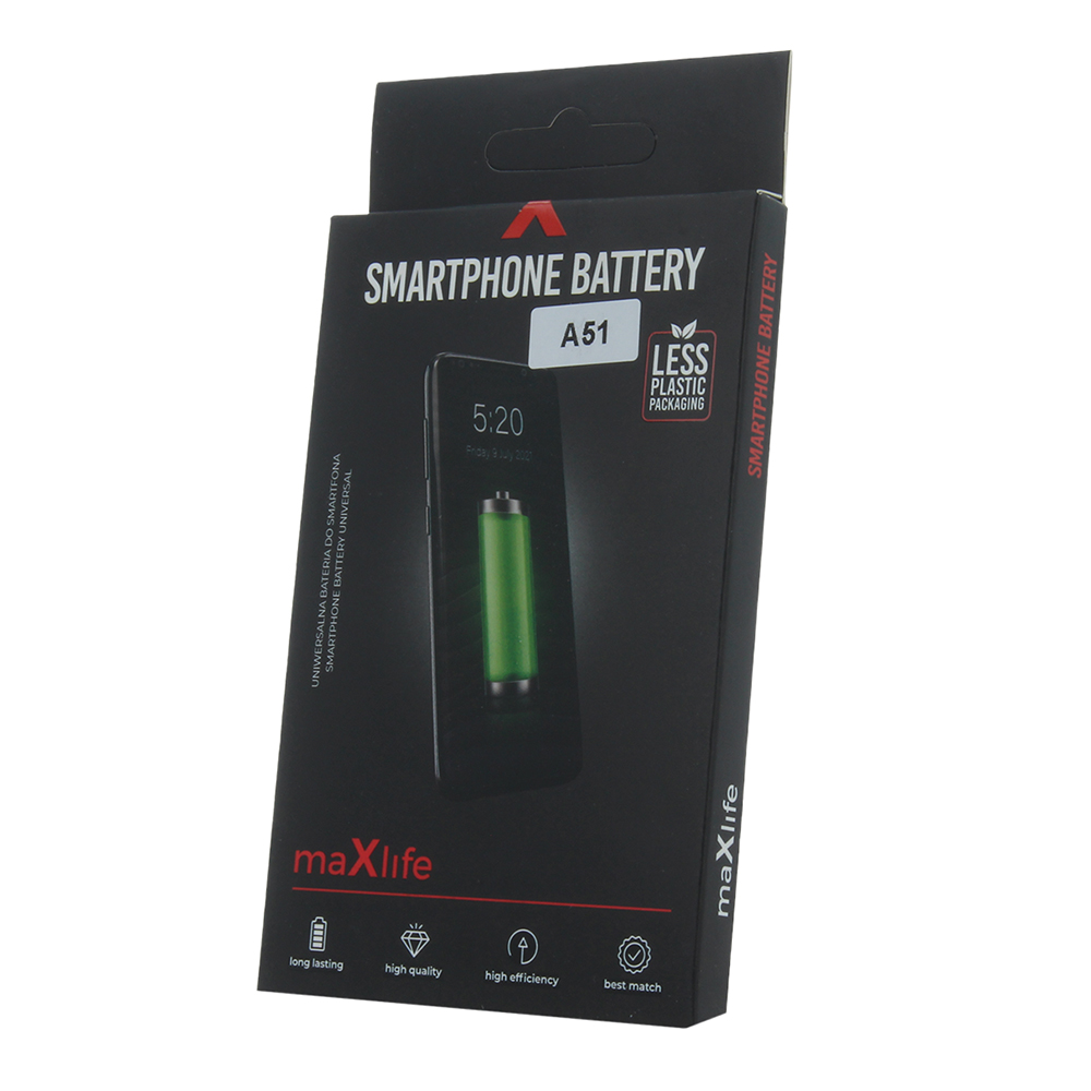 Maxlife battery for Samsung Galaxy A51 5G A515 EB-BA516ABY 4000mAh akumulators, baterija mobilajam telefonam