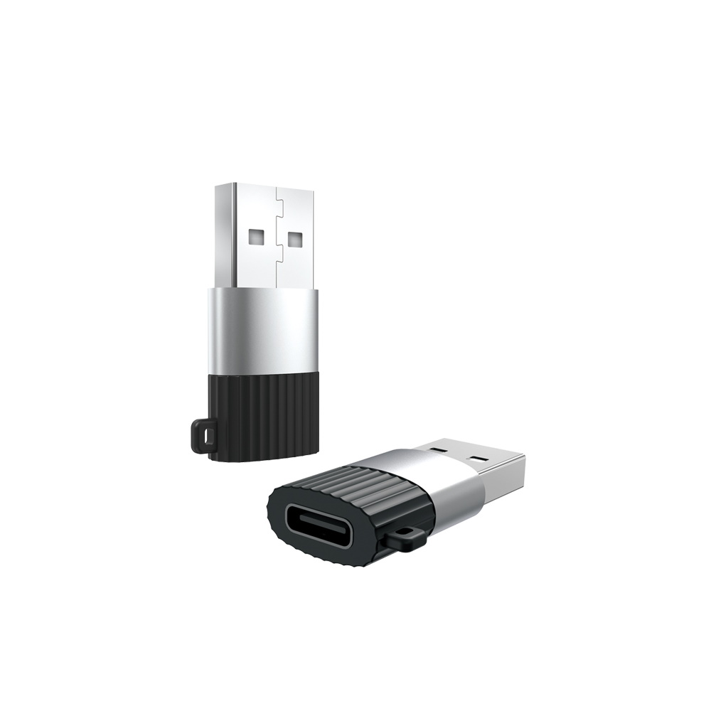 XO NB149-E Vada Adapteris - Konverteris no USB-C ligzda uz USB spraudnis Melns