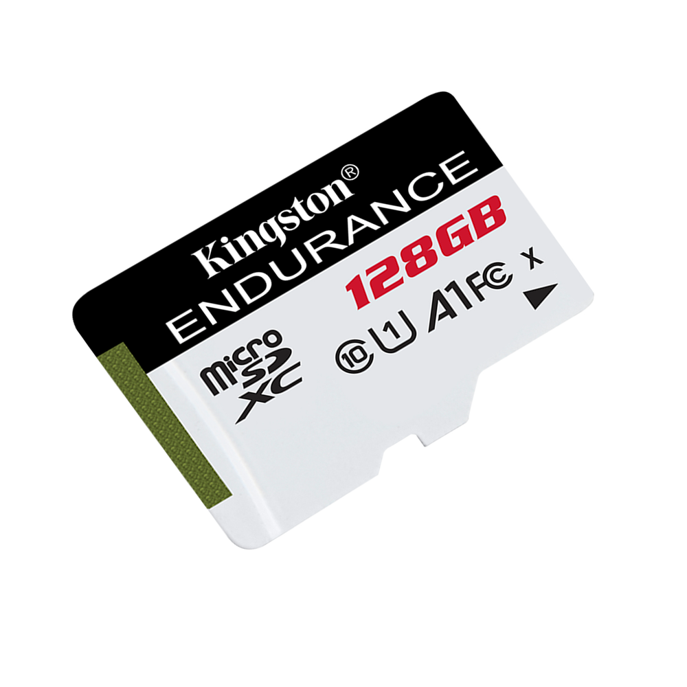 Kingston 128GB microSDXC Endurance 95R/45W C10 A1 UHS-I Card Only atmiņas karte