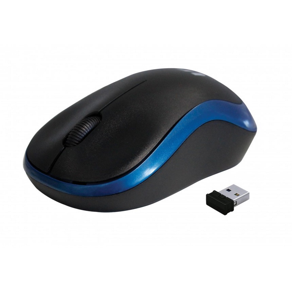 Wireless optical mouse Rebeltec METEOR blue Datora pele