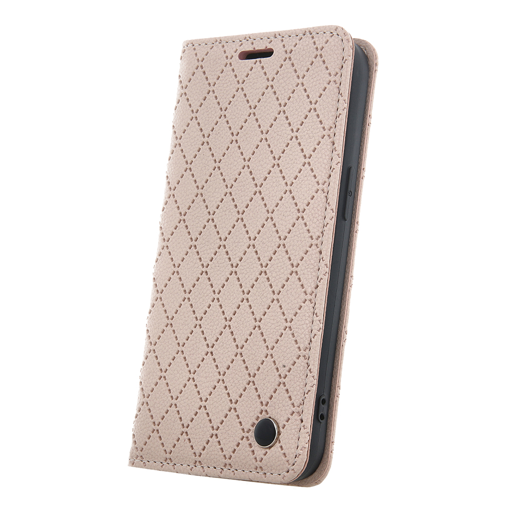 Smart Caro case for Motorola Moto E22 / E22i beige maciņš, apvalks mobilajam telefonam