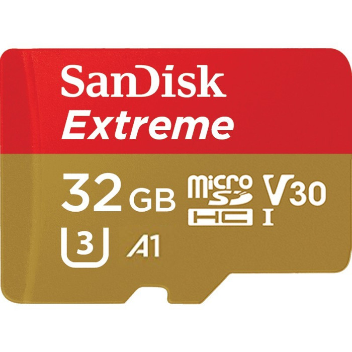 SanDisk microSDHC V30 A1    32GB Extreme 100MB SDSQXAF-032G-GN6MA atmiņas karte