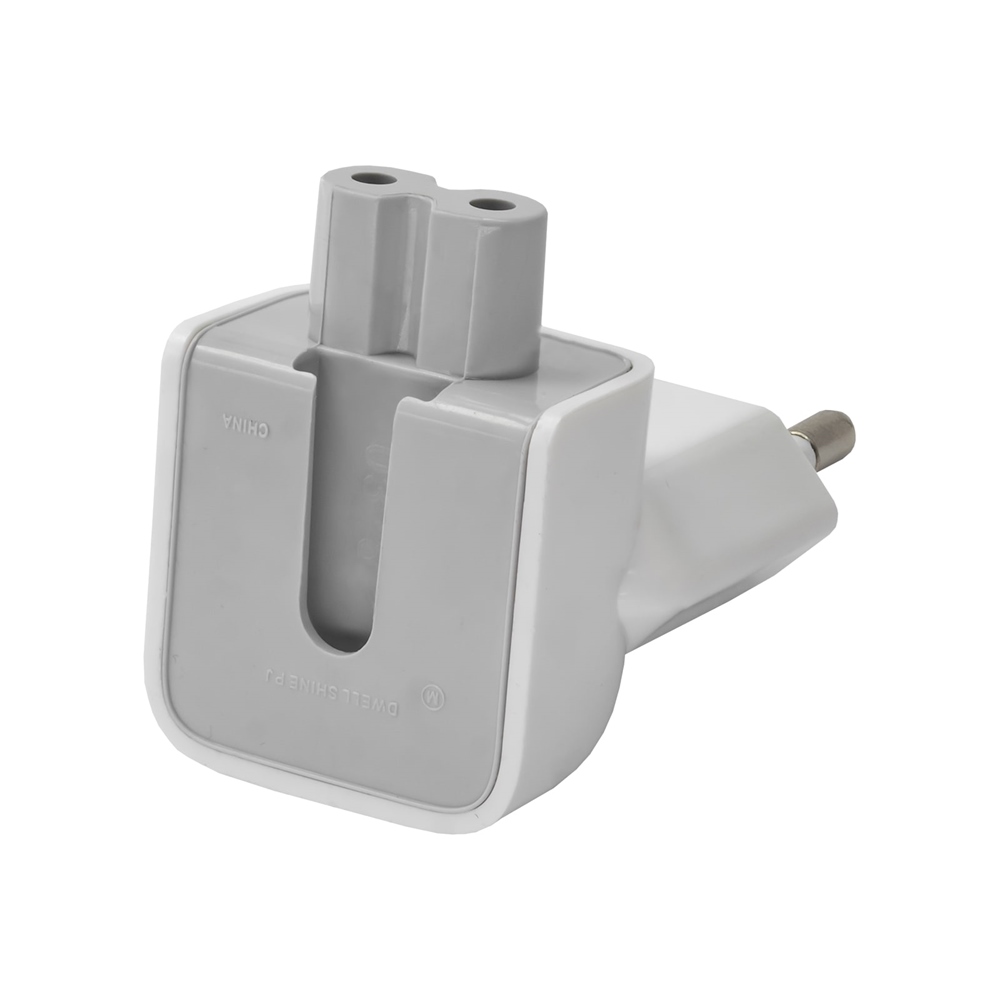 Akyga EU replacement plug AK-AD-60 Duckhead Apple MagSafe CEE 7/16 to C7 white adapteris