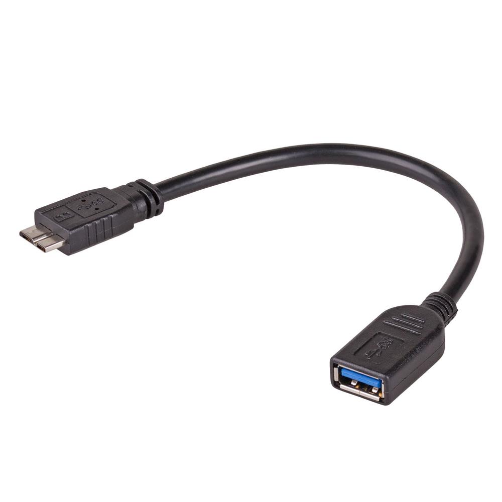 Przejciowka USB 3.0 Akyga AK-AD-30 USB 3.0 A / microUSB 3.0 B F-M adapteris