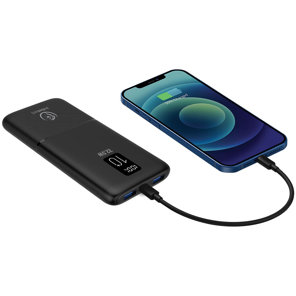 Powerbank P20 LCDPD 20 000mAh PD 22,5W Mobilais Telefons