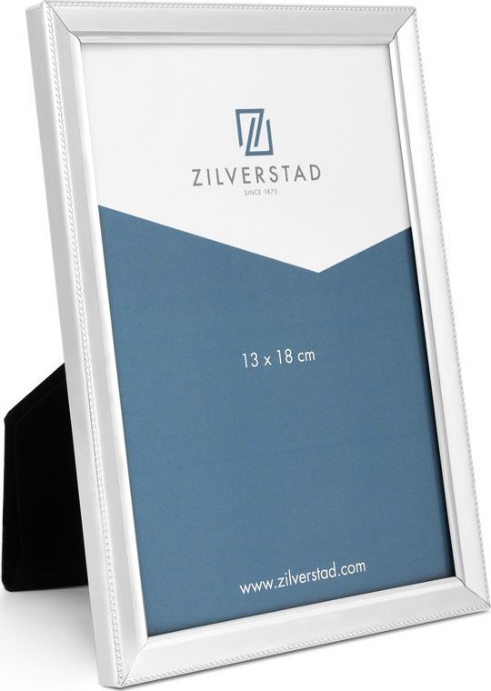 Zilverstad Perlrand silver 13x18 Metal Portrait narrow 7151231