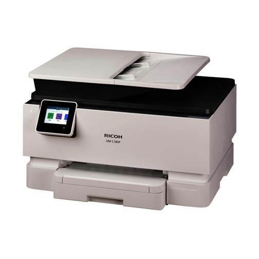 Ricoh C180F Tintenstrahl-Multifunktionsgerat (A4, 4in1, Drucker, Scanner, Kopierer, Fax, USB, LAN, WLAN) printeris