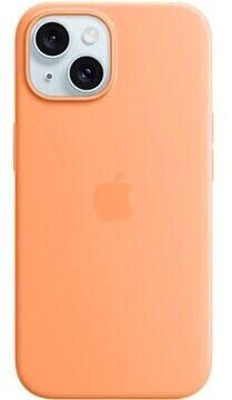 Apple Silikon Case mit MagSafe fur Apple iPhone 15 Plus, orange sorbet MT173ZM/A (194253939696) aksesuārs mobilajiem telefoniem