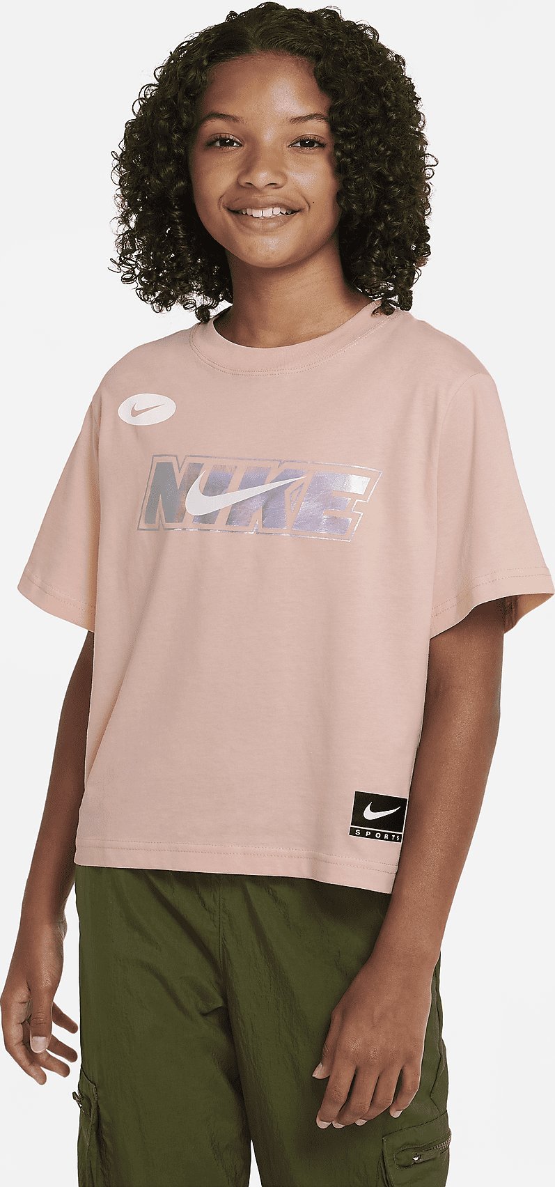 Nike Koszulka Nike Sportswear Jr girls DX1724 800
