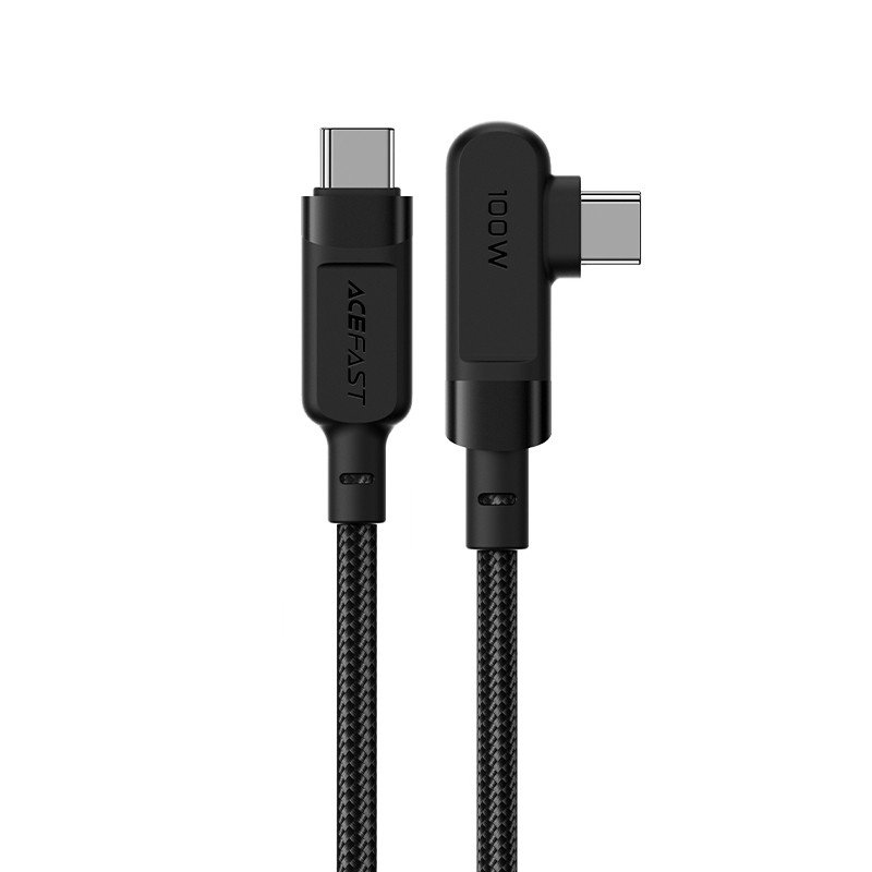 Kabel USB Acefast USB-C - USB-C 2 m Czarny (6974316281016) USB kabelis
