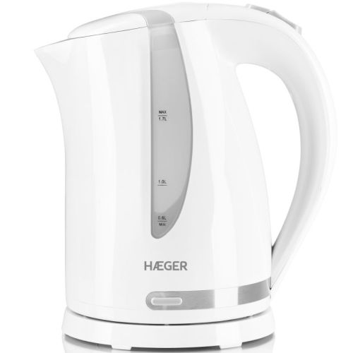 Haeger EK-22W.022A Whiteness Elektriska tejkanna 1.7L 2200W Elektriskā Tējkanna