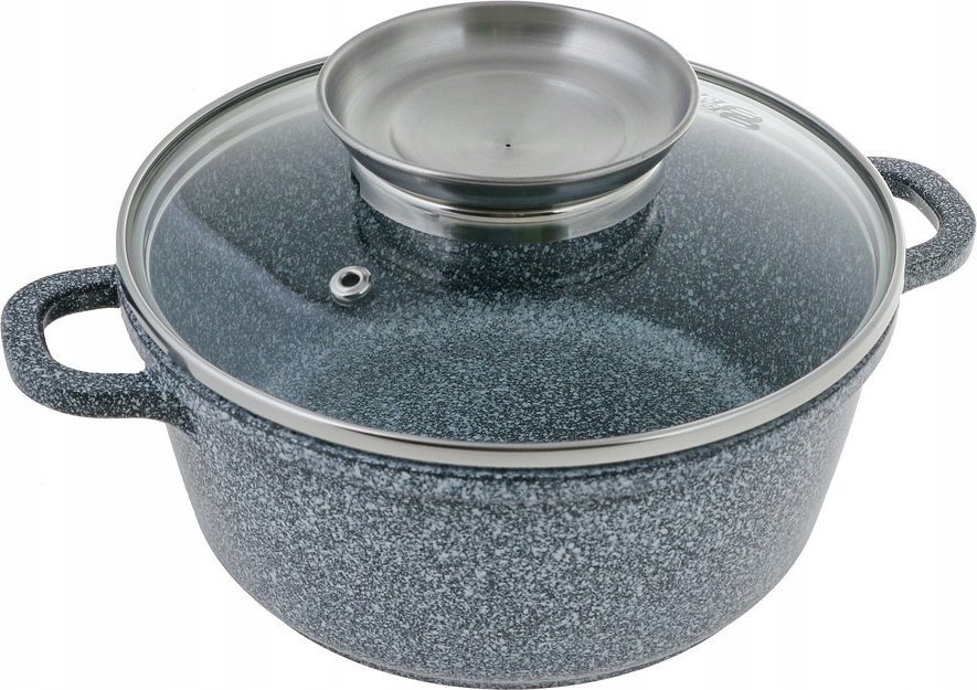 Zilner GARNEK MARMUROWY 1.7L 18cm ZILNER GREY ZL-6999 ZL-6999 (5907738877049) Pannas un katli