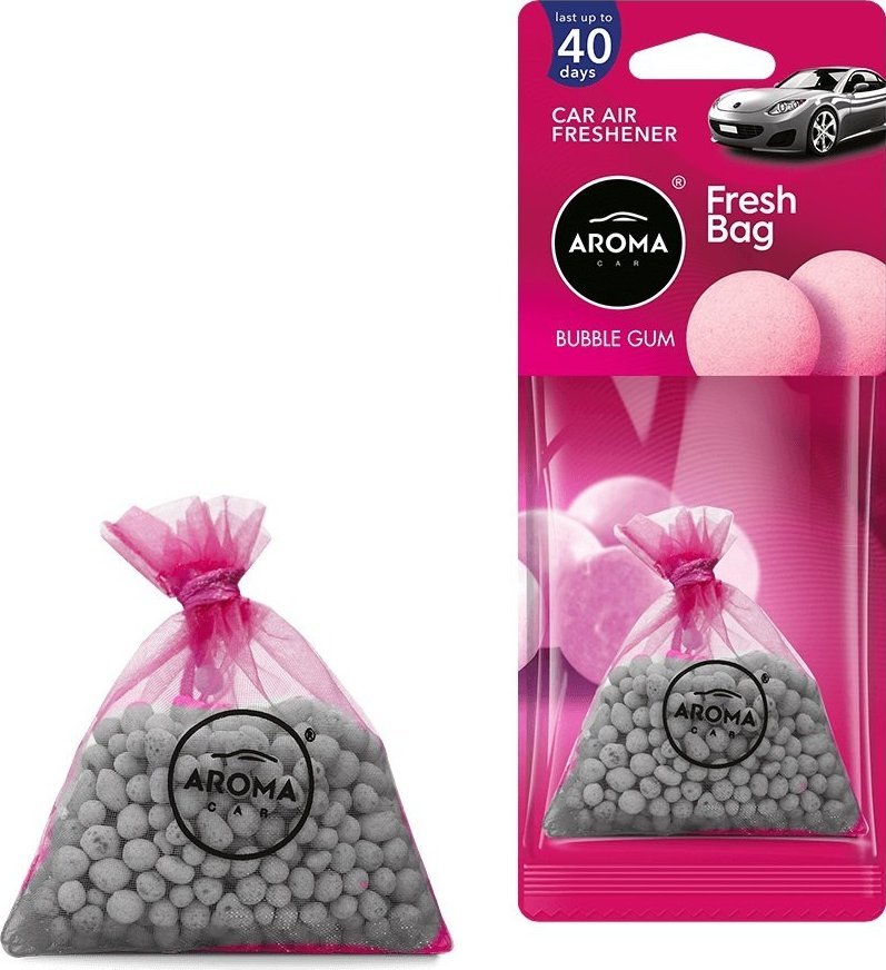 AROMA CAR Odswiezacz powietrza aroma fresh bag bubble gum - new - ceramica AMI-A10300 (5904224103002)