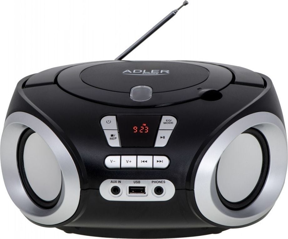 Adler AD 1181 CD player Portable CD player Black, Silver magnetola