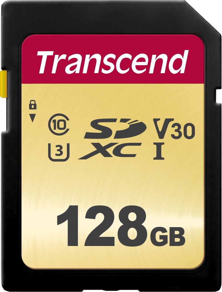 Transcend SDXC 500S        128GB Class 10 UHS-I U3 V30 atmiņas karte