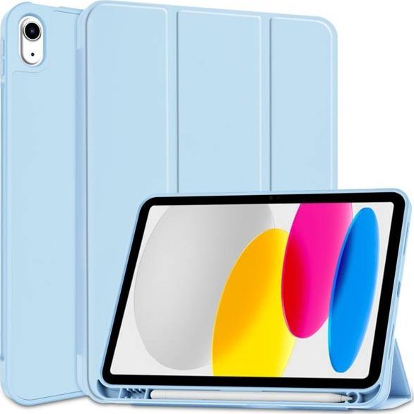 Etui na tablet Tech-Protect TECH-PROTECT SC PEN IPAD 10.9 2022 SKY BLUE 9490713927618 (9490713927618) planšetdatora soma