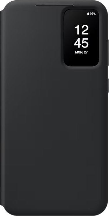 Samsung Galaxy S23+ Smart View Wallet Case Black maciņš, apvalks mobilajam telefonam
