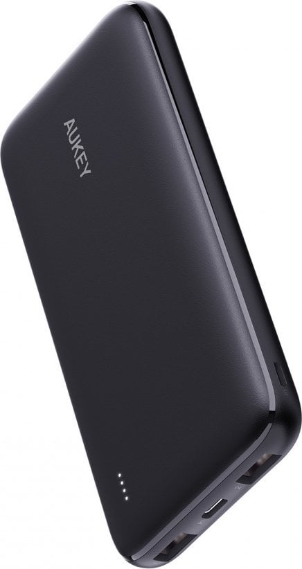 Aukey Power bank PB-N73 10000 mAh, Black, 12 W 608119198979 Powerbank, mobilā uzlādes iekārta