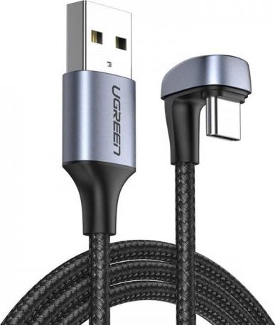 Kabel USB Ugreen USB-A - USB-C 1 m Szary (70313) 70313 (6957303873135) USB kabelis