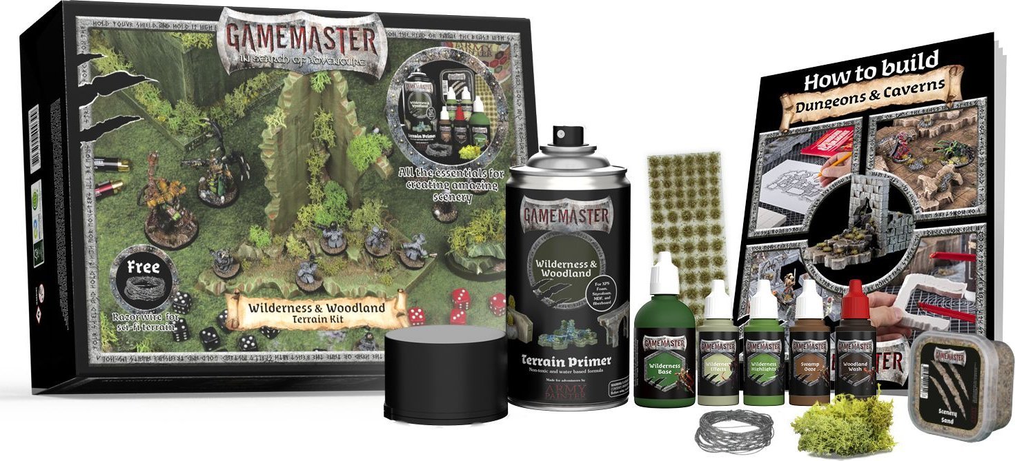 Army Painter GameMaster - Wilderness & Woodlands Terrain Kit 2006342 (5713799400399)