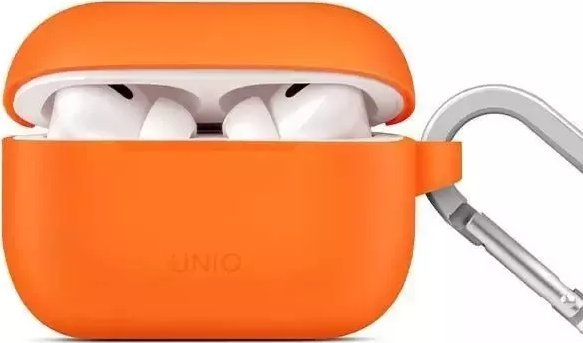 Uniq Etui ochronne na sluchawki UNIQ Vencer do AirPods Pro 2 gen. Silicone pomaranczowy/burnt orange UNIQ874 (8886463684023)