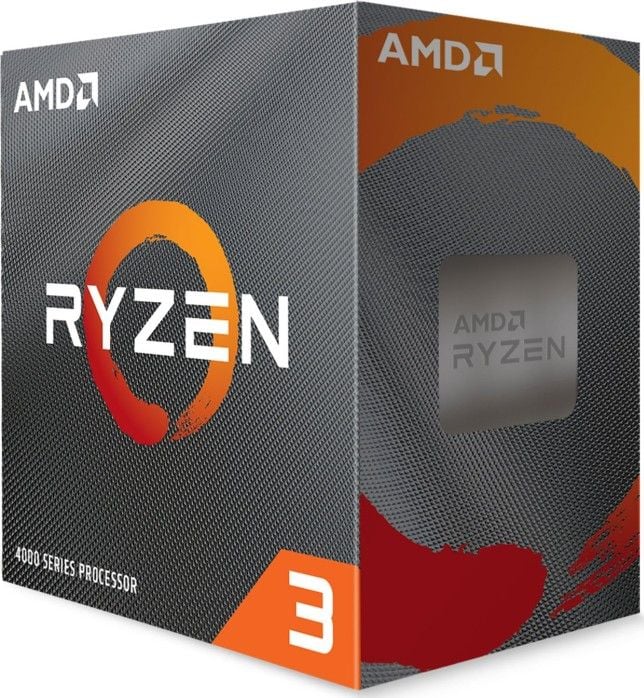 AMD Ryzen 3 4100 4.0GHz AM4 4C/8T 65W CPU, procesors