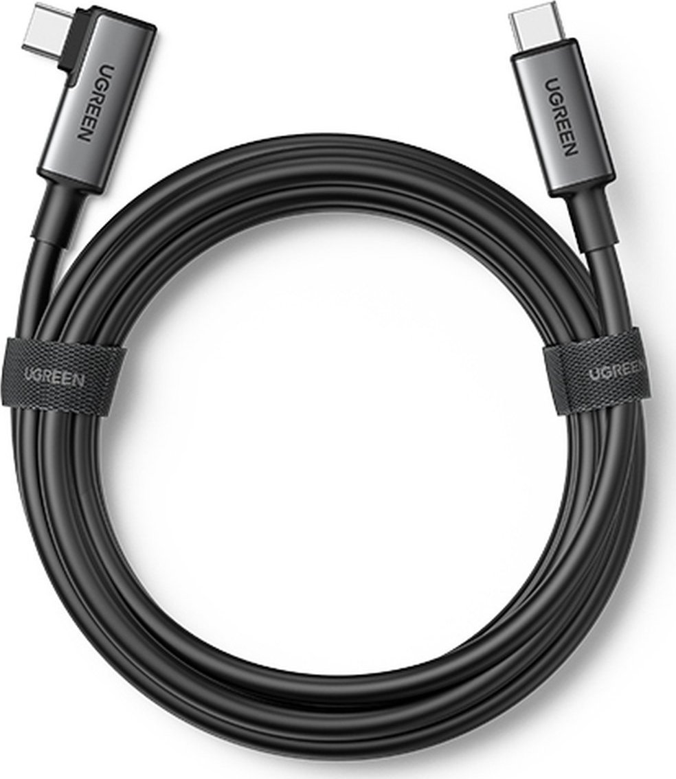 Kabel USB Ugreen USB-C - USB-C 5 m Czarny (UGR1385) UGR1385 (6957303896295) USB kabelis