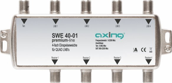 Axing Multiswitch antenowy SWE 40-01 5/4 AXING SWE 40-01 (7611682003468) Satelītu piederumi un aksesuāri