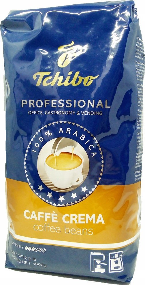 Kawa ziarnista Tchibo Caffe Crema 1 kg SPTC-10493426 (4046234934250) piederumi kafijas automātiem